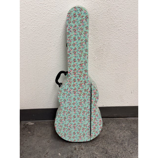 American Pottery Barn Guitar Shaped Jewelry Storage Case + Mirror For Sale - Image 3 of 12