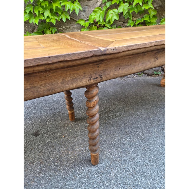 Antique French Oak Drapers Table, 1800s For Sale - Image 5 of 18