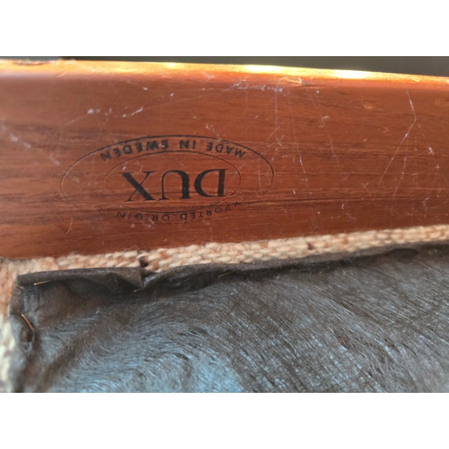 Folke Ohlsson for Dux Sweden Small Sofa Loveseat MCM Vintage 2 of 2 For Sale - Image 9 of 9