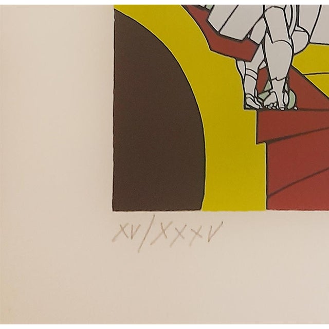 Valerio Adami, Literary Portraits, 2010, Lithograph For Sale - Image 3 of 4
