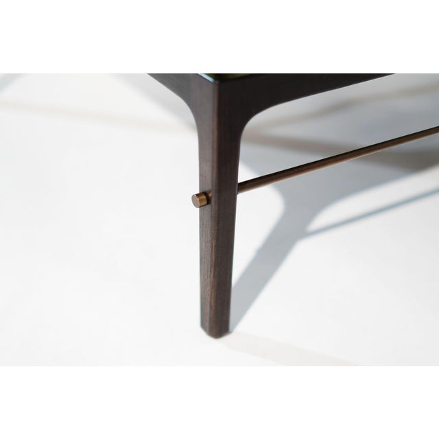 Linear Daybed Series Espresso and Bronze For Sale - Image 10 of 18