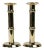 Danish Gilded Candlesticks, 1960s, Set of 2 For Sale