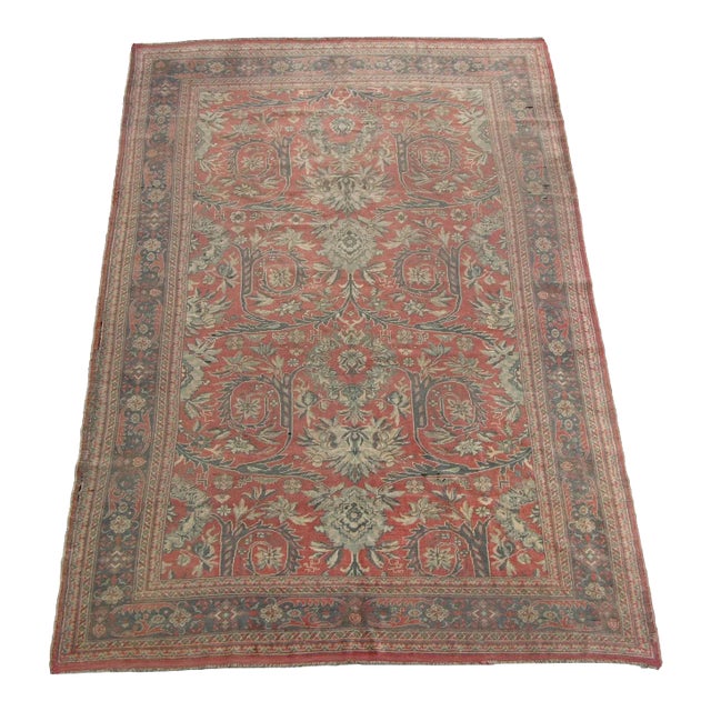 Antique Turkish Rug 10.0x6.6 For Sale