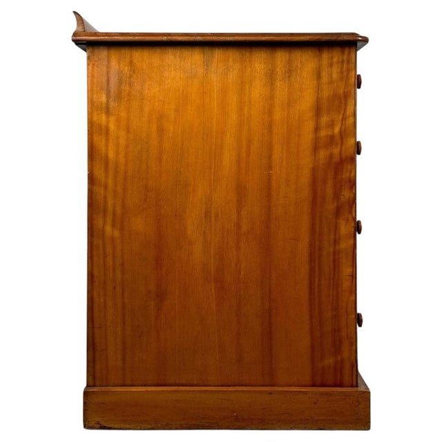 19th Century English Satinwood Writing Desk For Sale - Image 4 of 11