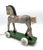 Vintage Wooden Horse on Rolling Board, 1930s For Sale - Image 4 of 15