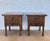 Charming pair of Spanish bedside tables crafted in solid wood, featuring a clean and balanced design inspired by...