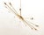 Mid-Century Modern Brass Sputnik Ceiling Lights For Sale - Image 3 of 18