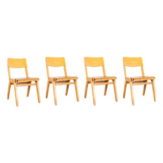 Stacking Dining Chairs from Casala, 1970s, Set of 4 For Sale