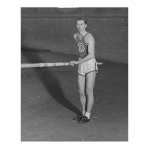 1939 Pole Vaulter Drake University Iowa Photograph