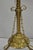 Metal Antique Victorian Adjustable Height Brass Converted Oil Lamp Piano Floor Lamp For Sale - Image 7 of 18