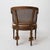 Brown 1920s Louis XVI Style Neoclassical Cane Barrel Bergère Chair in Carved Beechwood For Sale - Image 8 of 13