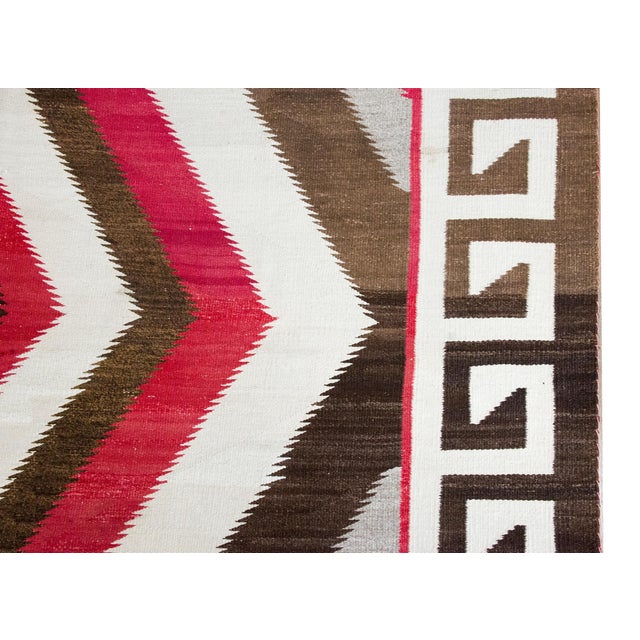 Early 20th Century Native American Navajo Rug For Sale - Image 10 of 15