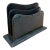 Vintage Dark Green Leather Letter Rack Mail Sorter For Sale