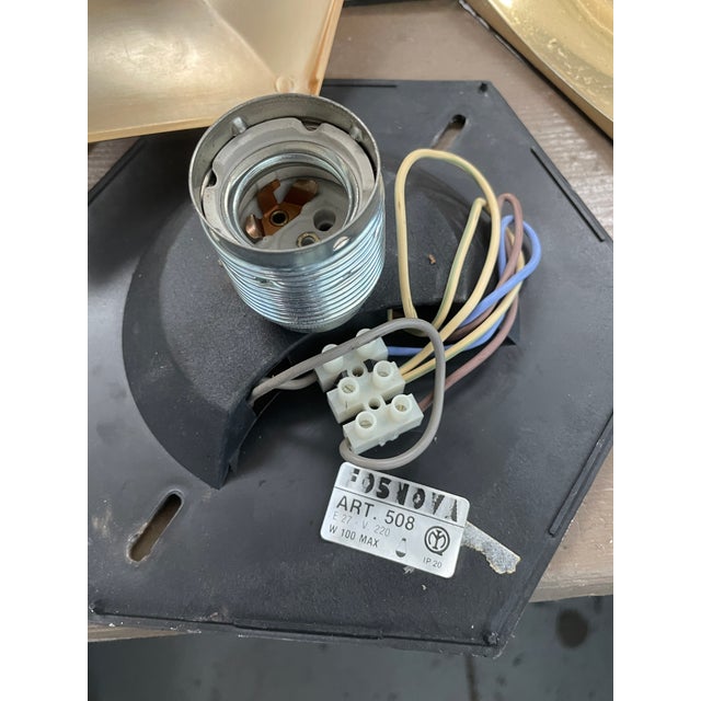 Cloe Mod. 508 Wall Lights from Fosnova, 1970s, Set of 16 For Sale - Image 4 of 8