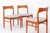 Brown Mid-Century Modern Danish Teak Dining Chairs by Henning Kjærnulf for Vejle Stolefabrik, 1960s, Set of 5 For Sale - Image 8 of 10