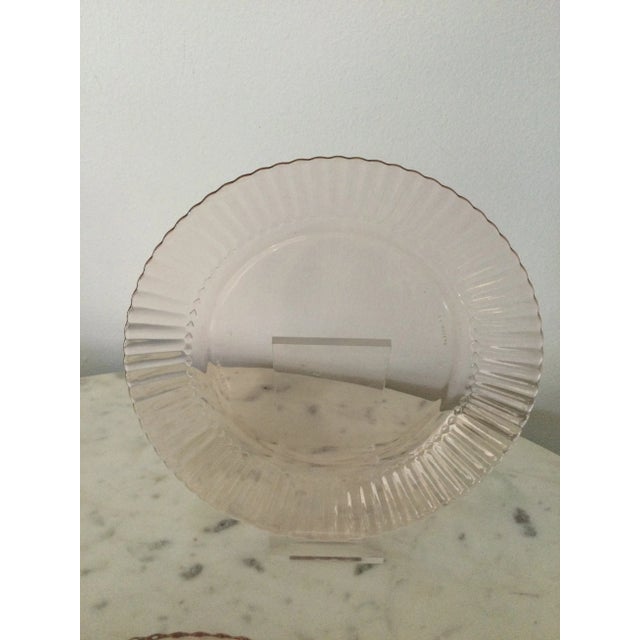 Vintage Pink Palette Blush Swirl Dinner Plates- Set of 8 For Sale - Image 4 of 5