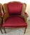 Red Pair Vintage Century Furniture French Bergere Caned Accent Chairs - Four Chairs Available For Sale - Image 8 of 12