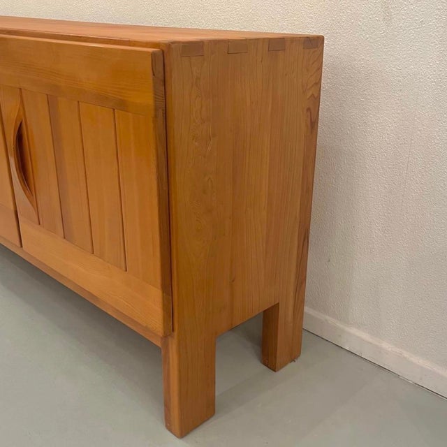 Sideboard in Elm from Maison Regain, France, 1970 For Sale - Image 15 of 16
