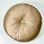 1960s Mid-Century Hollywood Regency Boho Chic Round Silk Pleated Button Decorative Pillow. For Sale - Image 9 of 13