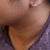 Haus of Brilliance .925 Sterling Silver 0.15 Cttw Round Brilliant-Cut Green Diamond Classic 4-Prong Stud Earrings (Fancy Color-Enhanced, I2-I3 Clarity) For Sale - Image 4 of 5