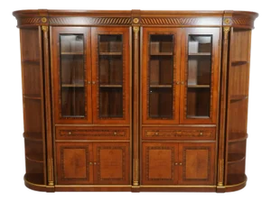 Italian Georgian Style Wall Bookcase Unit