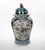 Large 19th Century Chinese Export Hand-Painted Enameled Lidded Decorative Urn For Sale - Image 4 of 14