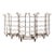Vintage French Country Style Wrought Iron Wine Racks—Set of Three For Sale