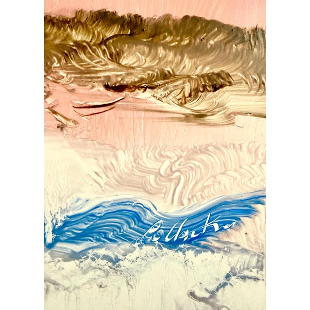 Reginald Pollack, Abstract Impressionist Sunset in December Oil Painting Reginald Pollack For Sale - Image 4 of 11