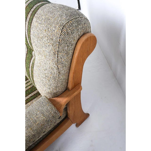 Mid Century Danish Modern Loveseat & Ottoman For Sale In New York - Image 6 of 10