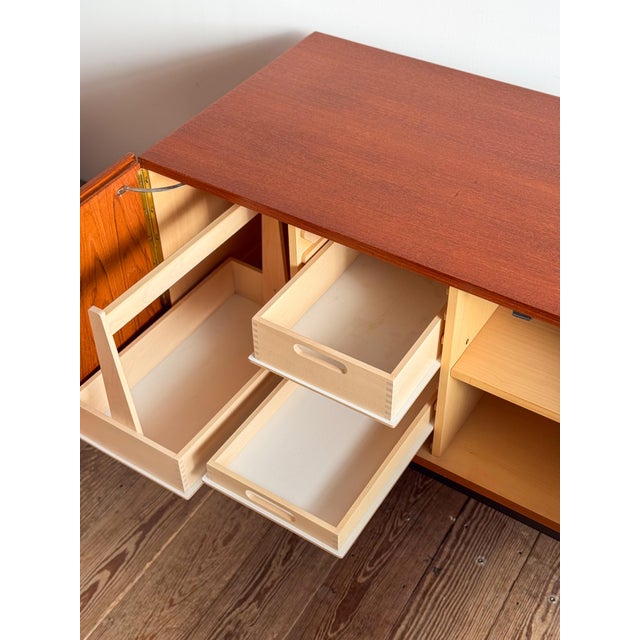 Brown Mid-Century Modern B40 Sideboard in Teak by Dieter Waeckerlin for Behr, 1960s For Sale - Image 8 of 18