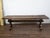 Italian 1800s Walnut Farm Table with Carved Legs, Stretcher and Weathered Patina For Sale In Atlanta - Image 6 of 12