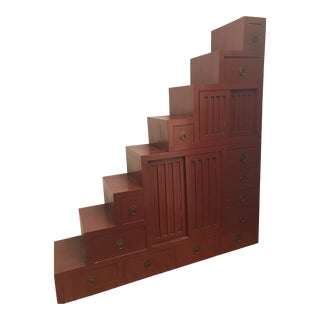 Tensu Chinese Step Cupboard For Sale