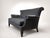Loom Sculptural Leather Sofa – Custom Refinished Dark Brown Statement Piece For Sale - Image 4 of 8