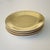 6 Inch Canape Plates Set of 4 Dimensions: 6" Canape [5.8125] Carat Gold Pattern (all gold) by Philippe Deshoulieres...