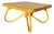 Vintage 1970s California Modern Rattan Coffee Table For Sale