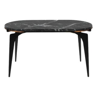 Contemporary Gabriel Scott Custom Prong Racetrack Side Table For Sale