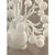 Impressive and scenographic pop milky-white murano glass chandelier contemporary modern lively and joyful murano glass...