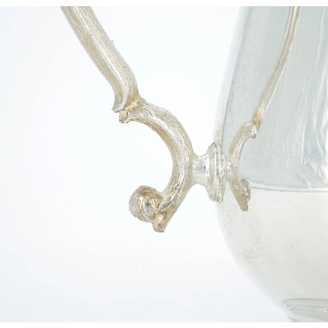 Late 19th Century English Silver Plated Three Handled Cup Vase / Round Footed Base For Sale - Image 5 of 11