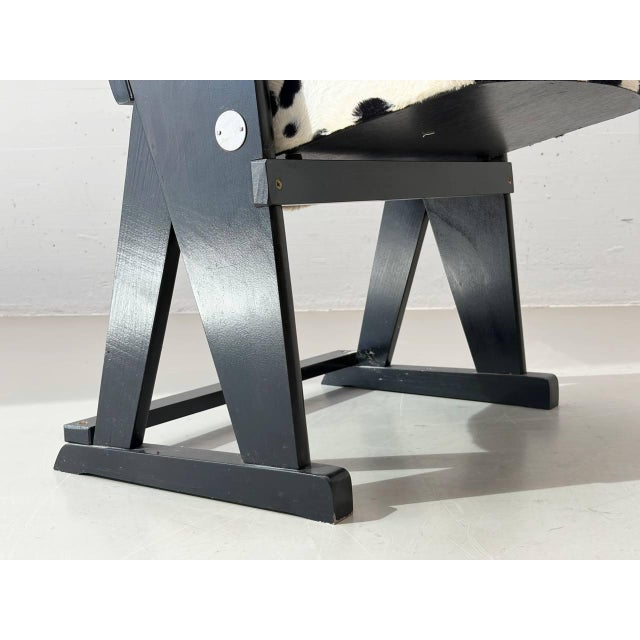 Vitage Cinema Seat with Cowhide Look, 1980s For Sale - Image 9 of 14
