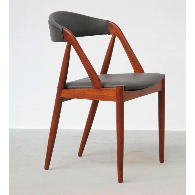 Teak Dining Chairs by Kai Kristiansen, Customizable Reupholstery, 1960s, Set of 4 For Sale - Image 6 of 10