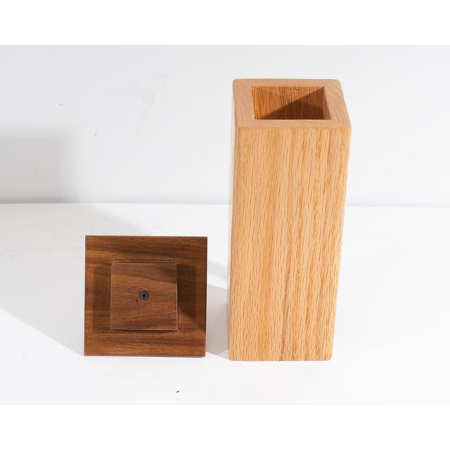 Postmodern 2006 Hand-Crafted Wooden Box For Sale - Image 4 of 9