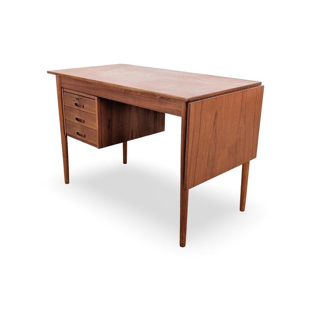 Vintage Teak Desk by Arne Vodder, 1960s For Sale - Image 4 of 12