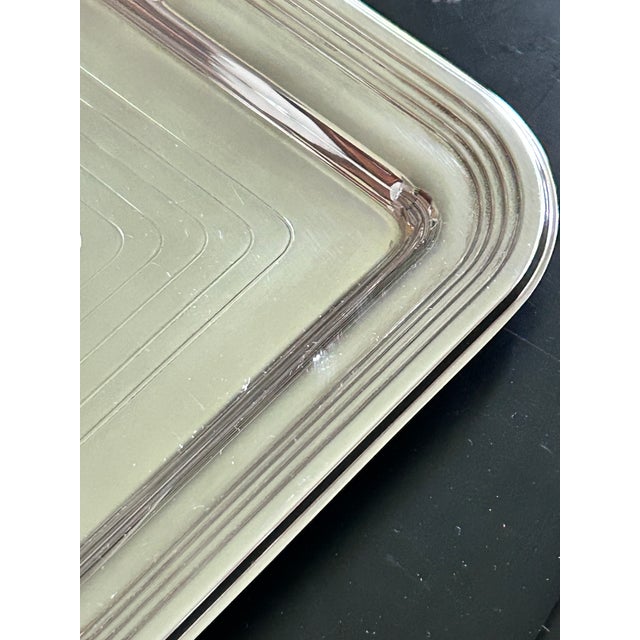 Vintage Towle Silverplate Seashell Art Deco Coastal Tray For Sale - Image 10 of 16