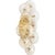 Gianna 21" Layered Sconce in Hand-Rubbed Antique Brass with Gold Fleck Glass Designer: Julie Neill Finish: Hand-Rubbed...