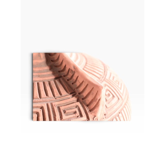 Late 20th Century South American Style Terra Cotta Table Lamps - Pair For Sale - Image 17 of 18
