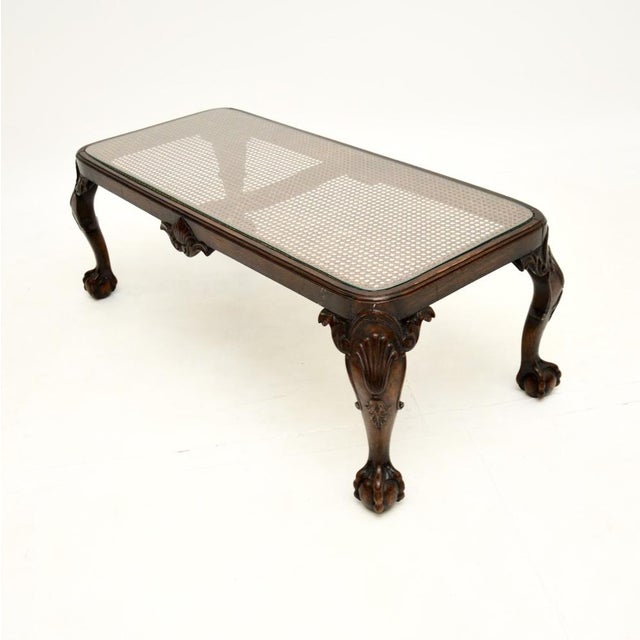 Antique Walnut Coffee Table, 1900s For Sale - Image 3 of 8
