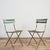 Antique French Folding Slatted Garden Bistro Chairs, 1920s, Set of 2 For Sale - Image 15 of 15