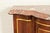 Wood Baker Furniture Italian Provincial Carved Cherry Wood, Parcel Gilt, and Marble Top Demilune Sideboard or Bar Cabinet For Sale - Image 7 of 16
