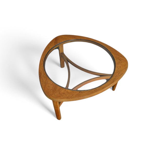 Nathan Furniture Triangular Teak + Glass Coffee by Nathan For Sale - Image 4 of 7