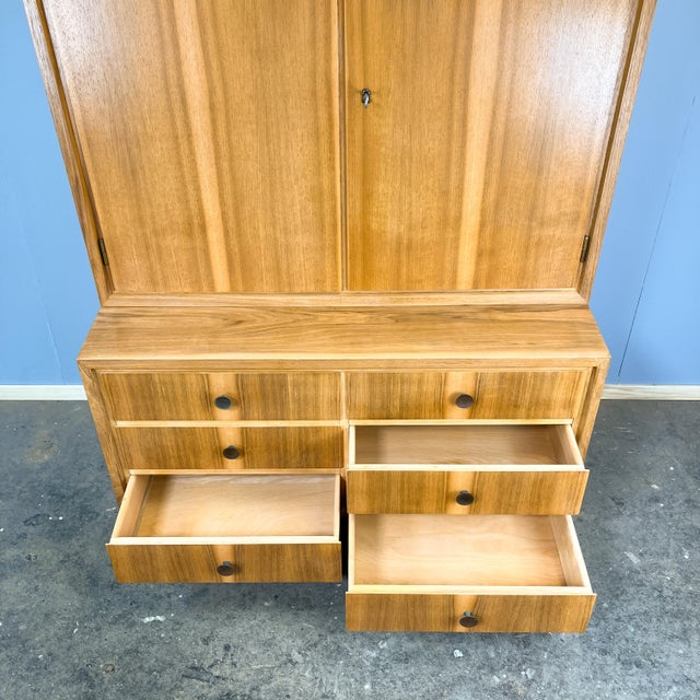 Brown Chest of Drawers in Walnut from WK Möbel, 1960s, Set of 2 For Sale - Image 8 of 12
